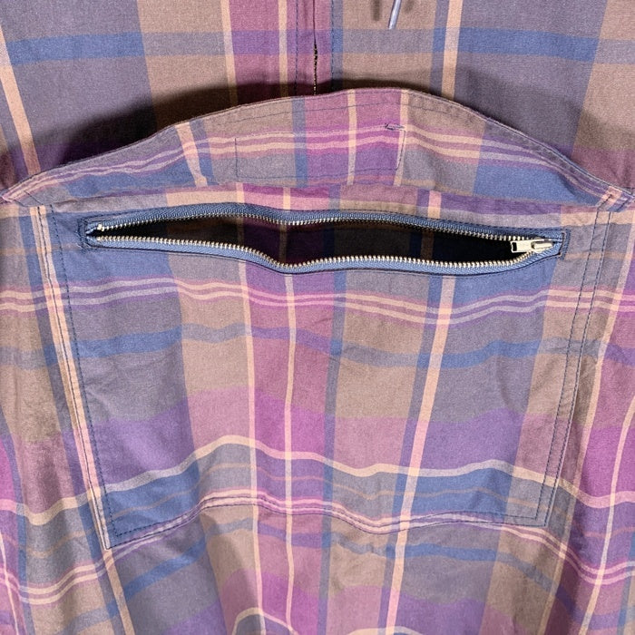 SUPREME シュプリーム 24SS Utilyty Anorak Plaid ユーティリティ アノラック ジャケット チェック パープル Size XL 福生店