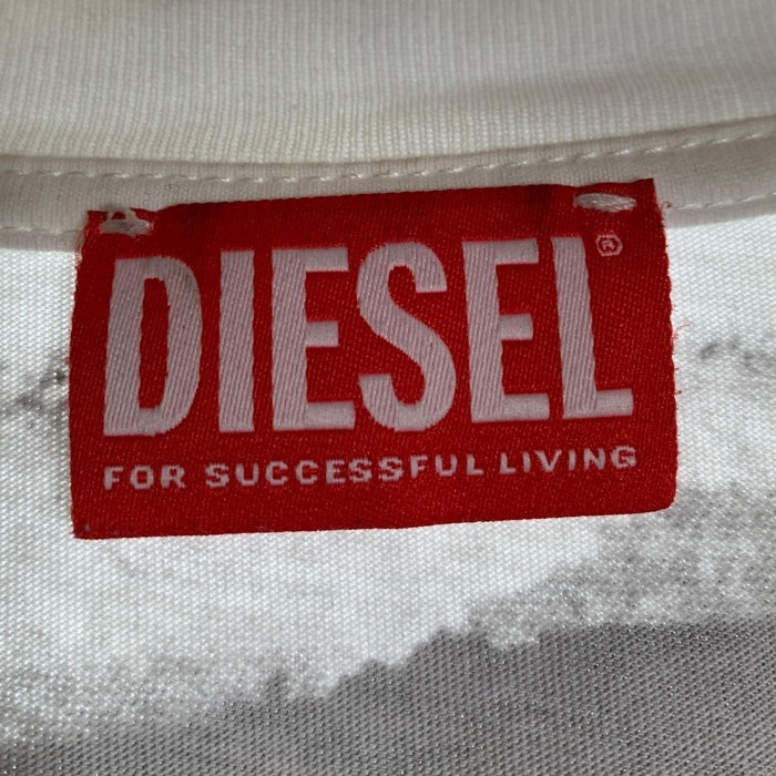 DIESEL ディーゼル T-BOXT-BISC 半袖 Tシャツ ブラック ホワイト A13328 Size M 福生店