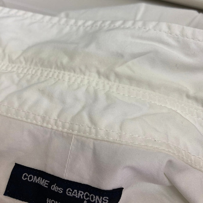 COMME des GARCONS HOMME コムデギャルソンオム AD2014 HN-B009 チェックパッチワーク 長袖シャツ ホワイト sizeS 瑞穂店