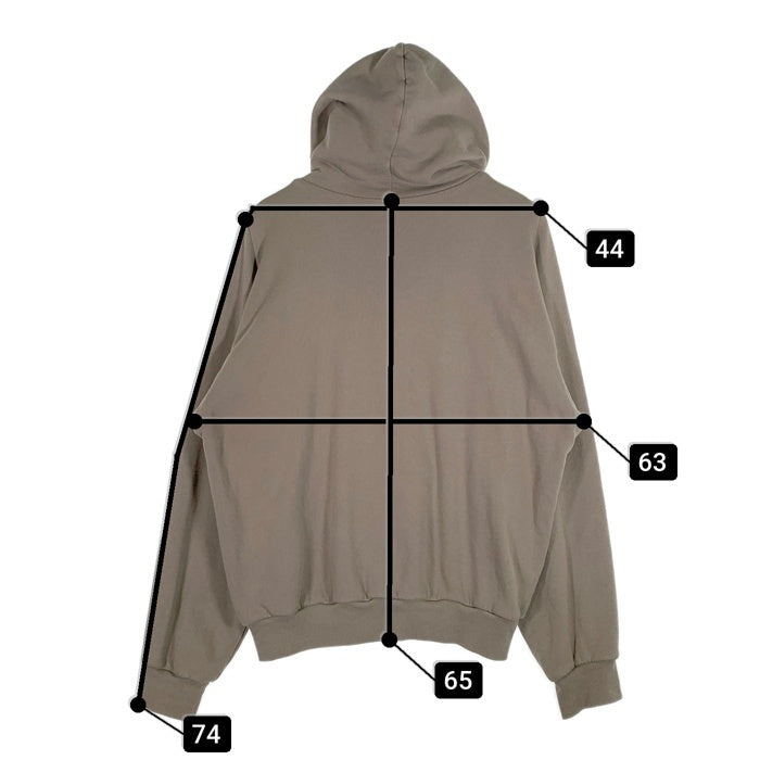 YZY GAP イージーギャップ ZIP-UP HOODIE ジップアップ スウェットパーカー トープ Size L 福生店