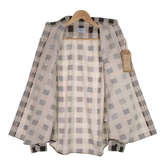 Subculture サブカルチャー BLOCK CHECK SHIRT ブロックチェックシャツ ブラック ホワイト SCTP-A2404 Size 2 福生店