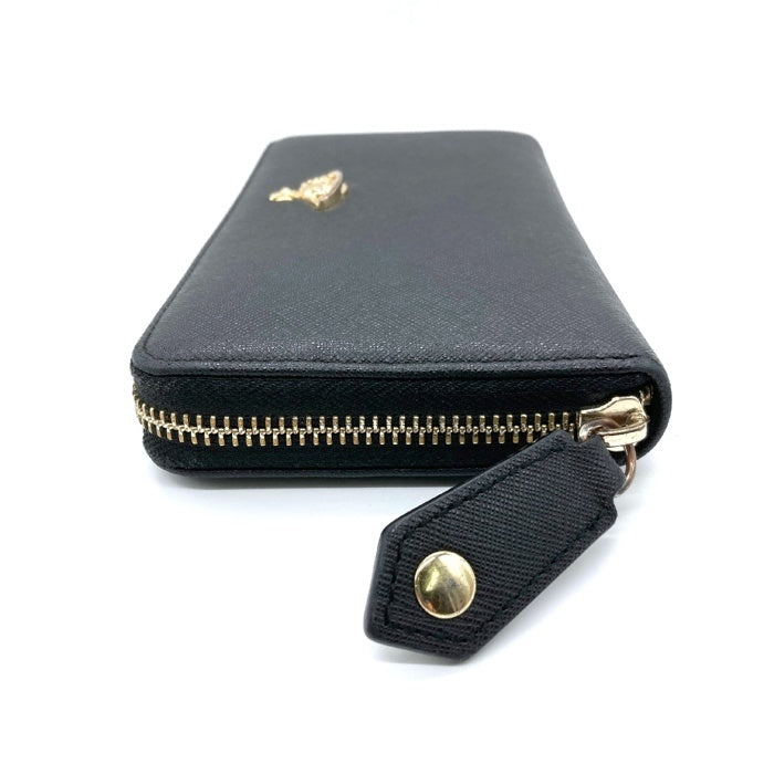 Vivienne Westwood ヴィヴィアンウエストウッド ラウンドジップ長財布 オーブ 箱付き ブラック 瑞穂店