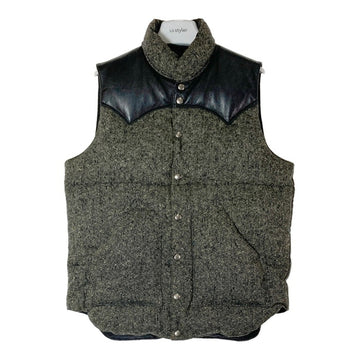 Rocky Mountain Featherbed ロッキーマウンテン フェザーベッド 450-462-04 CHRISTY VEST ダウンベスト ツィード グレー size40 瑞穂店