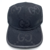 GUCCI グッチ ジャンボGG ベースボールキャップ ブラック 727562 4HAVS Size M 福生店