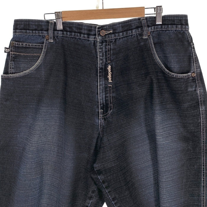 pellepelle ペレペレ デニムパンツ インディゴ バギー 香港製 Size 40 福生店