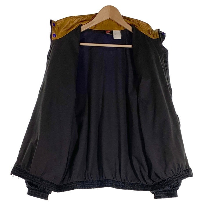 90’s NIKE ナイキ CROSS TRAINING リップストップ ナイロンジャケット パープル ブラック Size M 相当 福生店