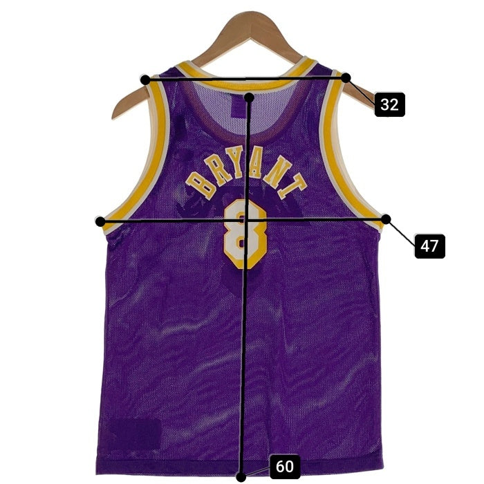 90's Champion チャンピオン LAKERS レイカース KOBE BRYANT コービーブライアント ネイビー イエロー メキシコ製 Size L(14-16) 福生店