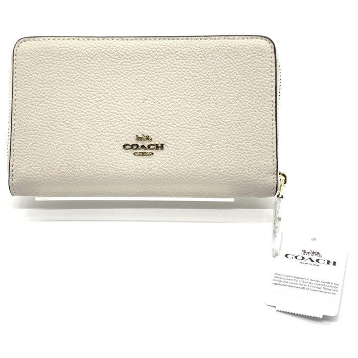 COACH コーチ Peanutus ピーナッツ ミディアム ジッピーウォレット ホワイト C4604 福生店