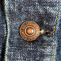 FULL COUNT フルカウント 2050-2101XX Fear Of Dark 3rd Denim Jaclet デニムトラッカージャケット 加工 インディゴ Size 42 福生店