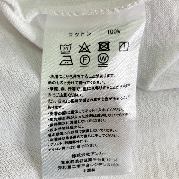 MERCEDES ANCHOR INC. メルセデス アンカーインク 刺繡 Ｔシャツ ホワイト sizeL 瑞穂店