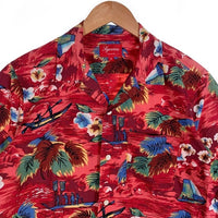 SUPREME シュプリーム 12SS Hawaian Shirt 半袖 アロハ ハワイアンシャツ レッド Size M 福生店