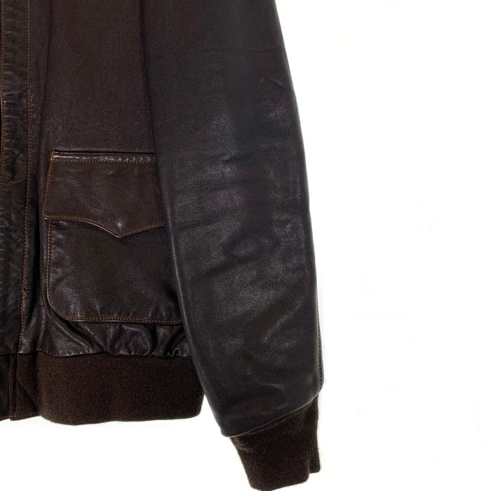 AVIREX アヴィレックス BIG BEAUTIFUL DOLL A-2 レザーフライトジャケット ホースハイド ブラウン 6191051 Size 2XL 福生店