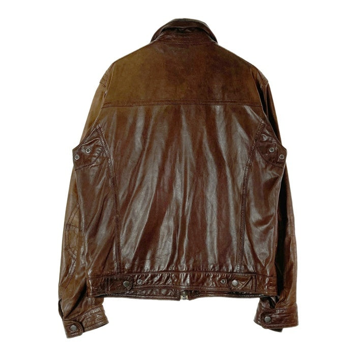 Massimo Dutti マッシモデュッティ シープレザージャケット ブラウン sizeL 瑞穂店