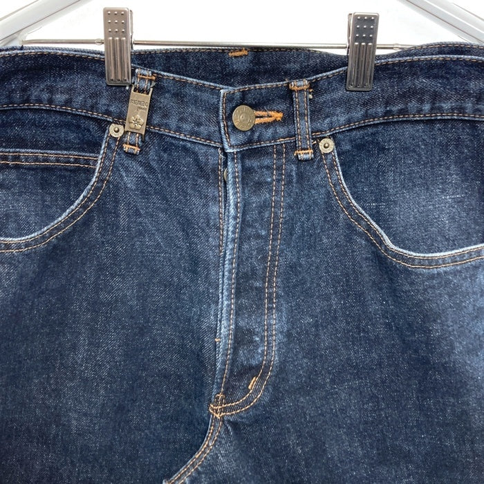KENZO JEANS ケンゾー ジーンズ 北斎タグ ボタンフライ テーパード デニムパンツ インディゴ size79cm-1 瑞穂店