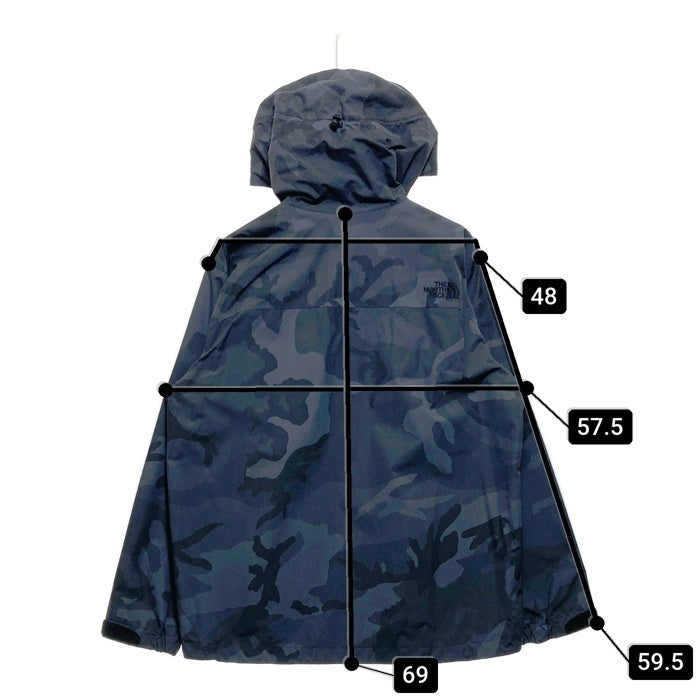 THE NORTH FACE ノースフェイス ドットショットジャケット ナイロン カモフラージュ ネイビー NP11421 Size M 瑞穂店