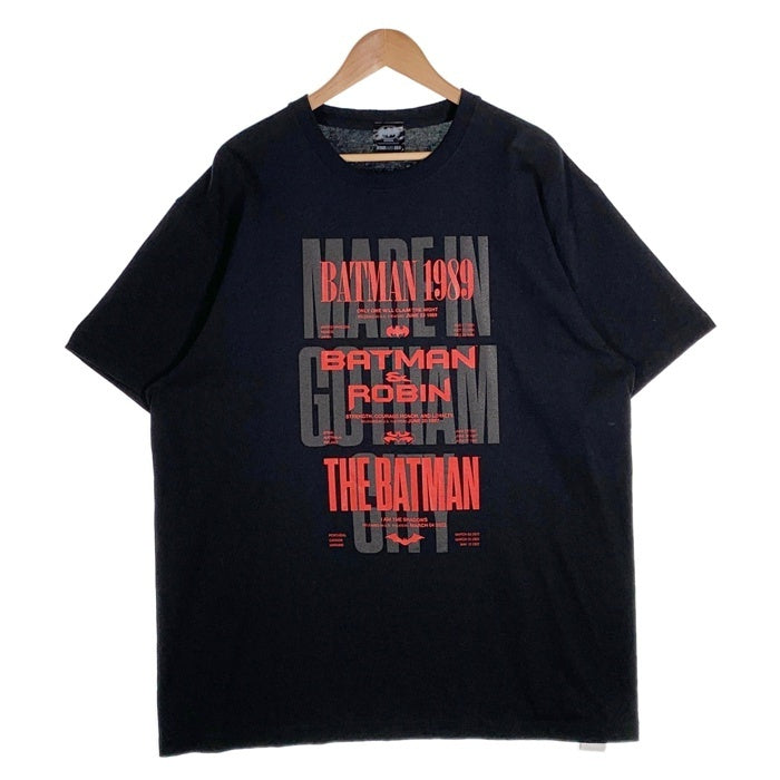 WIND AND SEA ウィンダンシー BATMAN バットマン プリントTシャツ ブラック WDS-C-BAT-24-Q2-04 Size XL 福生店