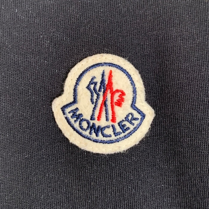 MONCLER モンクレール LS T-SHIRT 袖ロゴ ロンT ロングスリーブ 長袖 Tシャツ ブラック 38938625EGFC Size S 福生店