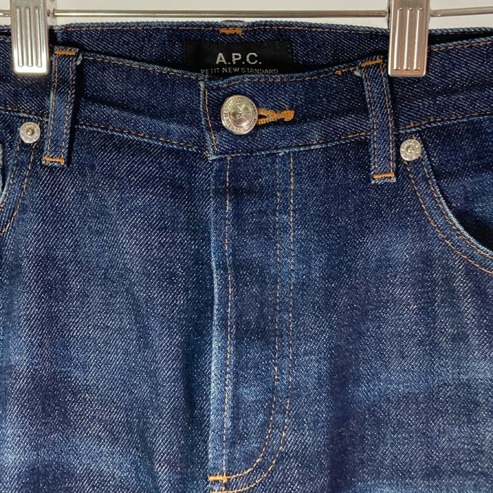 APC アーペーセー PETIT NEW STANDARD プチ ニュー スタンダード 赤耳 ボタンフライ デニムパンツ インディゴ sizeW32 瑞穂店