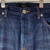 APC アーペーセー PETIT NEW STANDARD プチ ニュー スタンダード 赤耳 ボタンフライ デニムパンツ インディゴ sizeW32 瑞穂店