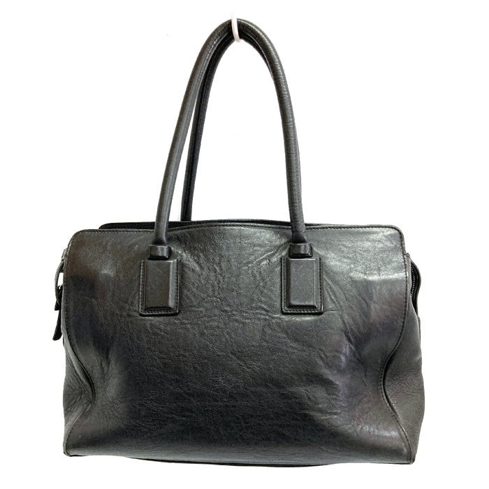 GIORGIO ARMANI ジョルジオアルマーニ レザー トートバッグ ブラック 瑞穂店