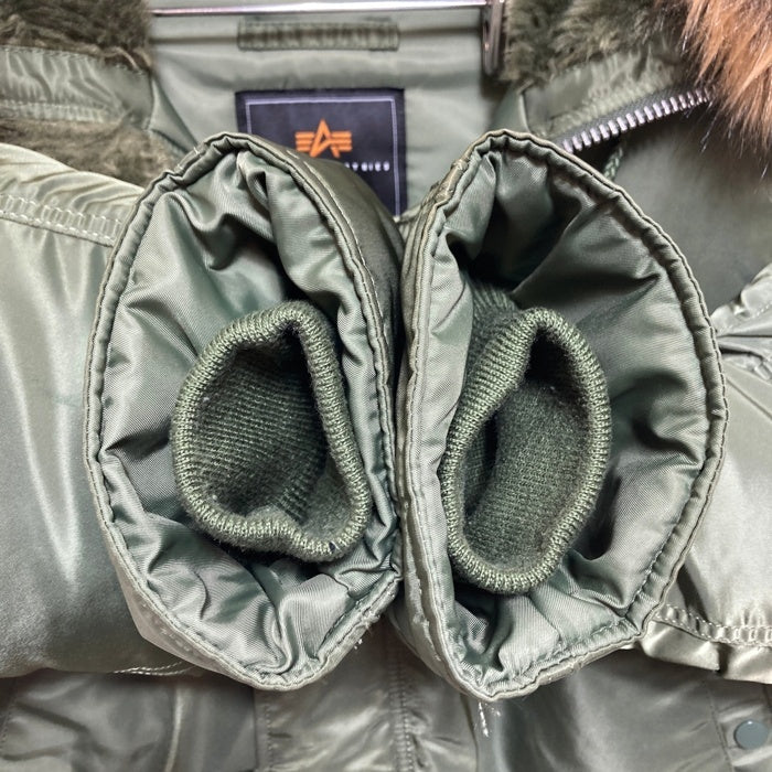 ALPHA アルファ N-3B フライトジャケット オリーブ 20094-403 Size L 瑞穂店