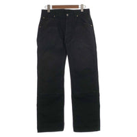 IRON HEART アイアンハート ダック ダブルニーワークパンツ ストレート ブラック Size 33 福生店