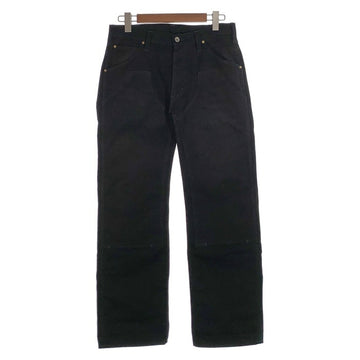 IRON HEART アイアンハート ダック ダブルニーワークパンツ ストレート ブラック Size 33 福生店