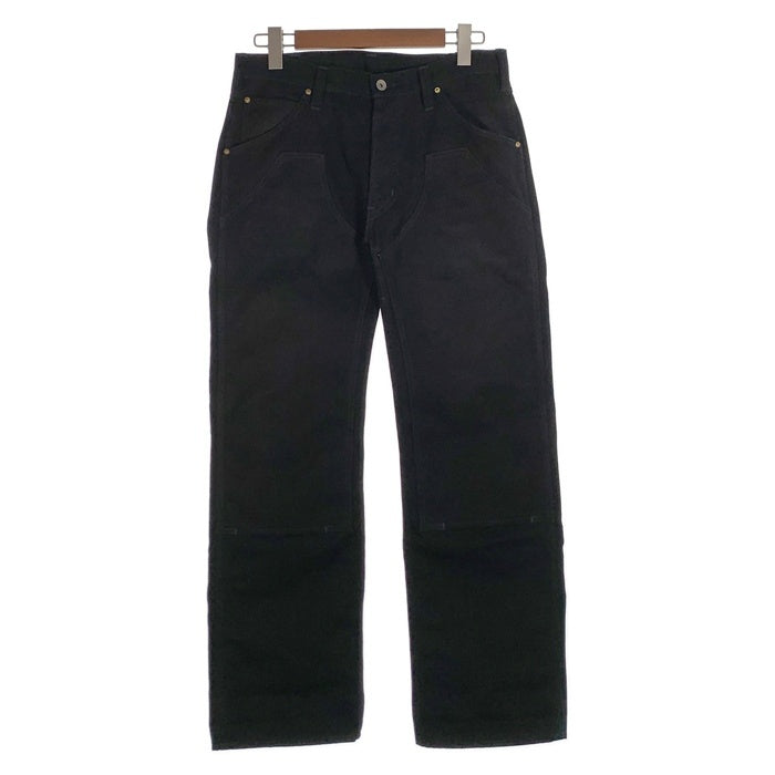 IRON HEART アイアンハート ダック ダブルニーワークパンツ ストレート ブラック Size 33 福生店