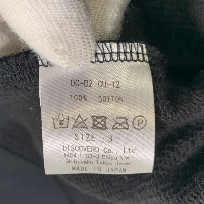 DISCOVERED ディスカバード DOCKING HOODIE ドッキングフーディー ジップアップパーカー ブラック チャンピオン別注 DC-B2-CU-12 Size 3 福生店