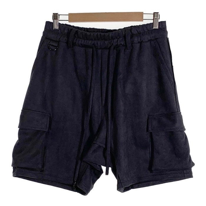 FranCisT_MOR.K.S. フランシストモークス HI TENTION FAKE SUEDE 6P SHORTS フェイクスウェード ショートパンツ カーゴ ネイビー Size 4 福生店