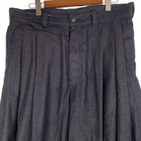 Vivienne Westwood MAN ヴィヴィアンウエストウッドマン サルエル タック デニムワイドパンツ インディゴ VW-V1-79467 129017 Size 50 福生店