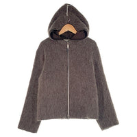 OUR LEGACY アワーレガシー 23AW FULL ZIP HOOD フルジップフード グレー モヘア ウール M4236FM 福生店