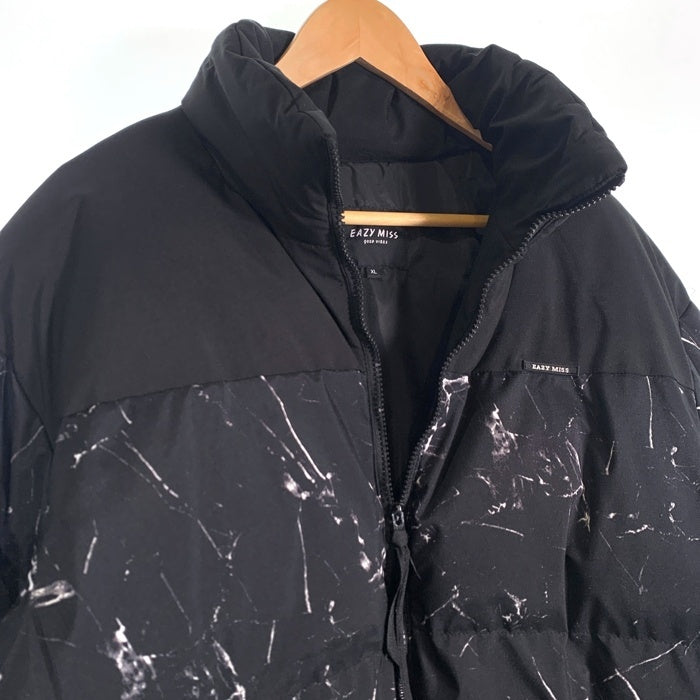 EAZY MISS イージーミス 23AW TWO TONE DOWN JACKET ツートーン ダウンジャケット ブラック Size XL 福生店