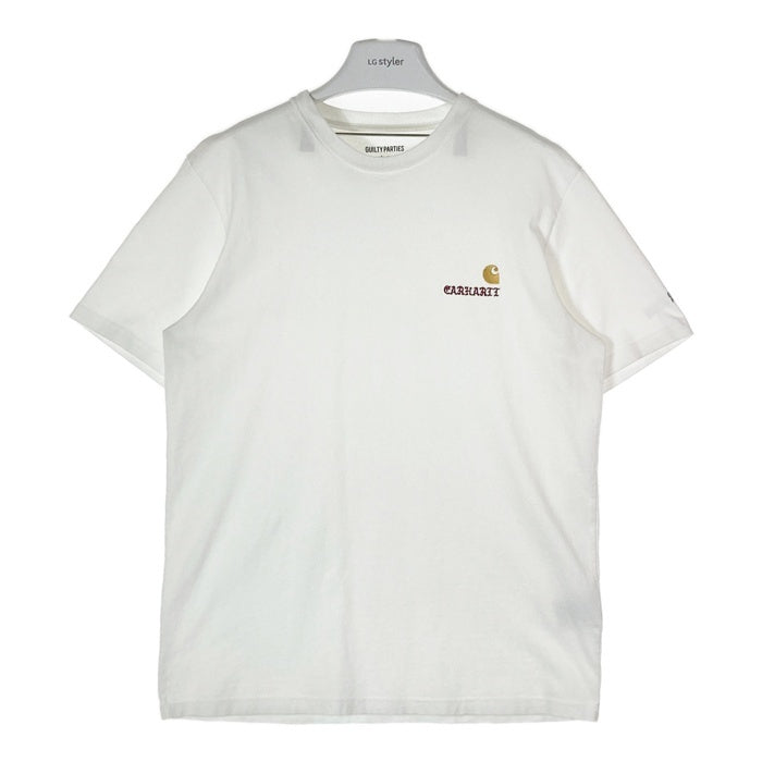 Carhartt カーハート ×  GUILTY PARTIES ギルティパーティーズ ワコマリア American Script Tシャツ ホワイト sizeM 瑞穂店