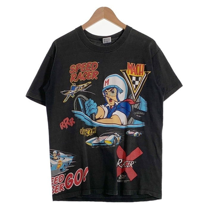 90`s SPEED RACER スピードレーサー プリントTシャツ ブラック マッハ