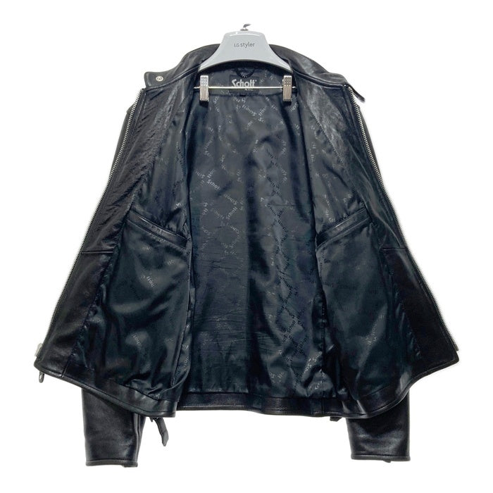 Schott ショット 70’S SINGLE RIDERS JACKET シングルライダースジャケット シープスキン ブラック 3111052 Size 2XL 瑞穂店