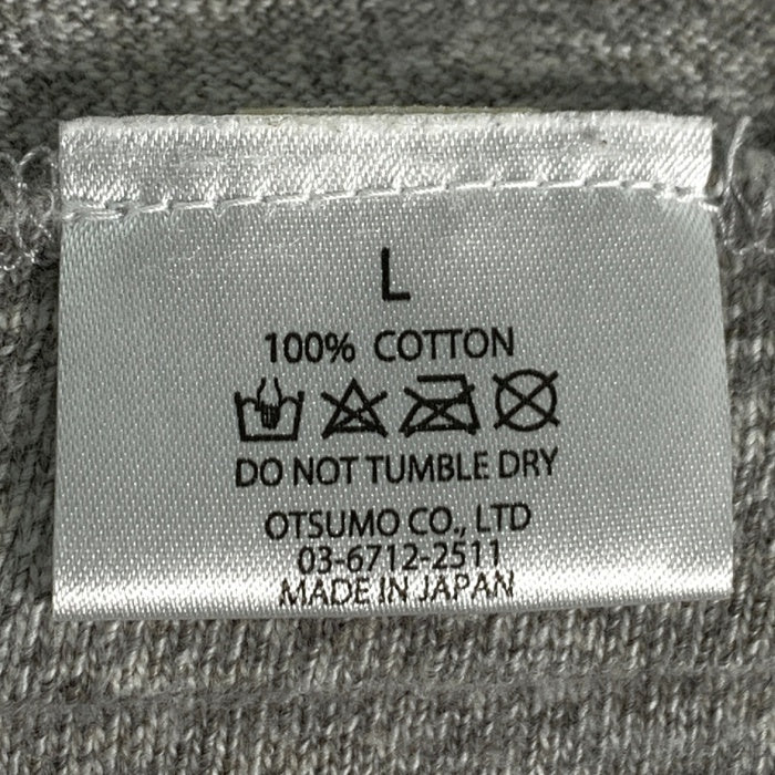 HUMAN MADE ヒューマンメイド POCKET T-SHIRTS ポケットTシャツ グレー 裾ロゴワッペン Size L 福生店