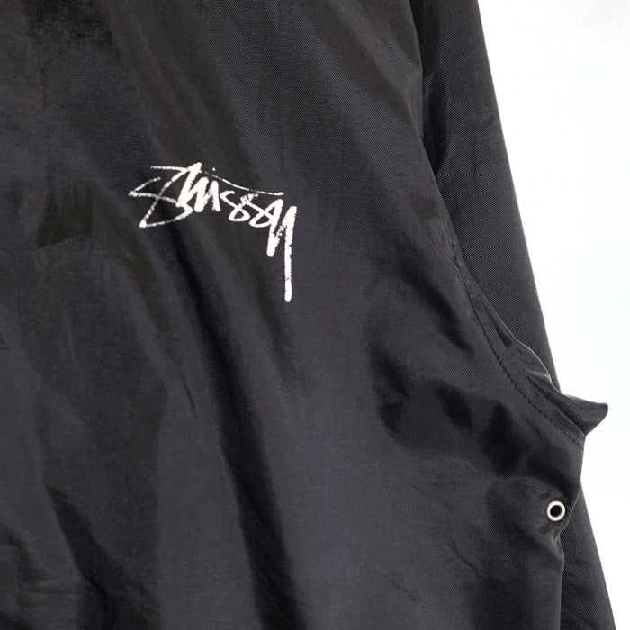 00`s STUSSY ステューシー SURF MAN サーフマン ナイロン コーチジャケット ブラック Size M 福生店