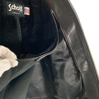 Schott ショット  レザーシングルライダースジャケット 641 ボアライナー付 ブラック Size 34 福生店