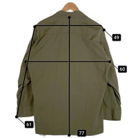 70’s U.S.ARMY 米軍 ジャングルファティーグ ミリタリージャケット オリーブ 8405-935-4707 70年会計 2 Size M-S 福生店