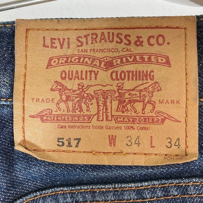 Levi's リーバイス 517-0301 ブーツカット デニムパンツ インディゴ sizeW34 瑞穂店