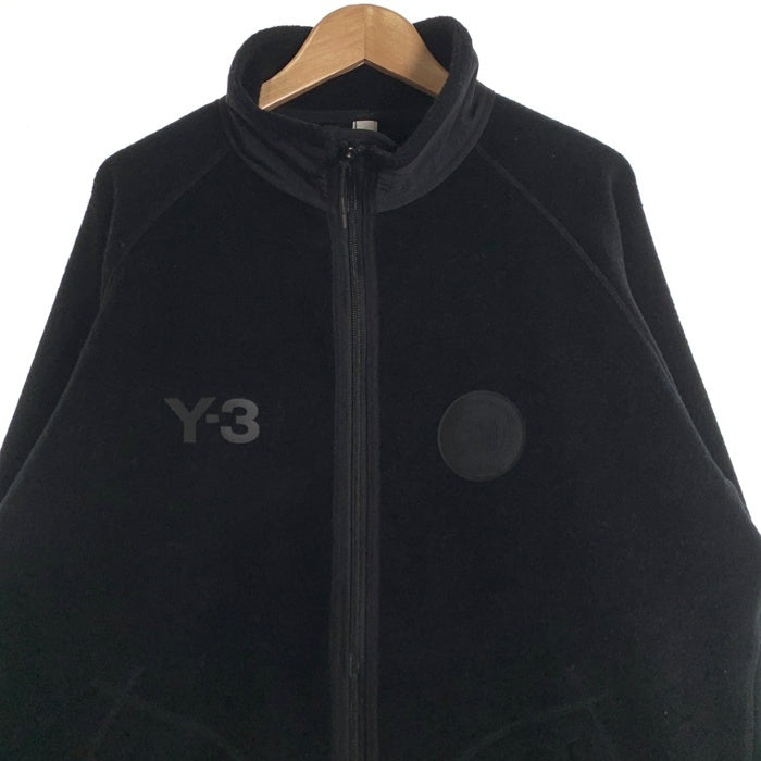 Y-3 ワイスリー Yohji Yamamoto ヨージ ヤマモト Adidas アディダス U LEOPARD FLEECE JACKET レオパード フリース ジャケット ブラック HN1969 Size M 福生店