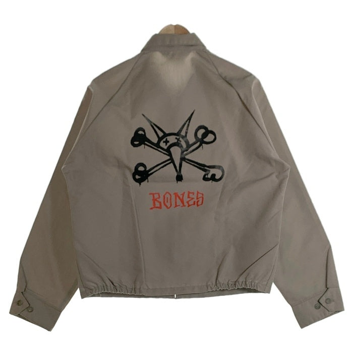 80's POWELL PERALTA パウエルペラルタ RAT BONES ラットボーンズ SWING TOP スイングトップ ジップアップ ジャケット グレー USA製 Size M 福生店