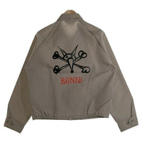 80's POWELL PERALTA パウエルペラルタ RAT BONES ラットボーンズ SWING TOP スイングトップ ジップアップ ジャケット グレー USA製 Size M 福生店