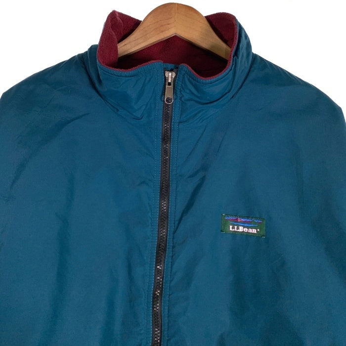 80-90's L.L.Bean エルエルビーン Warm-up Jacket ウォームアップジャケット グリーン 内フリース Size XL 相当 福生店