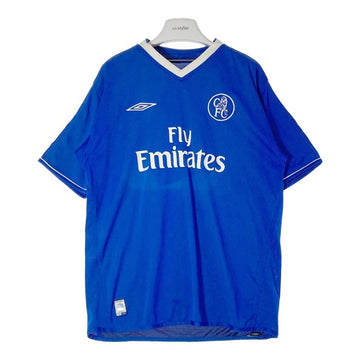 UMBRO アンブロ 2003-2004 Chelsea FC チェルシー ホーム ユニフォーム グジョンセン ブルー size- 瑞穂店