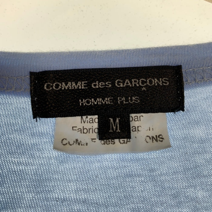COMME des GARCONS HOMME PLUS コムデギャルソンオムプリュス 18SS 異素材 切替カットソー Tシャツ ブルー PA-T019 AD2017 Size M 福生店