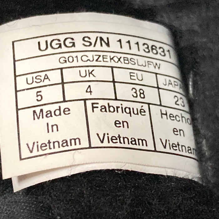 UGG アグ NEUMAN ニューマン スリッポン スリッパ 1113631 ブラック size 23cm 瑞穂店