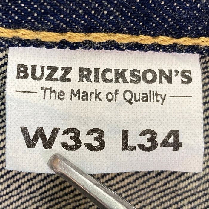 Buzz rickson’s バズリクソンズ BR43041 大戦モデル デニムパンツ インディゴ sizeW33 瑞穂店