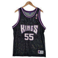 Champion チャンピオン Sacramento Kings サクラメント キングス Jason Williams ジェイソン ウイリアムス タンクトップ ブラック パープル メキシコ製 SIze L 福生店